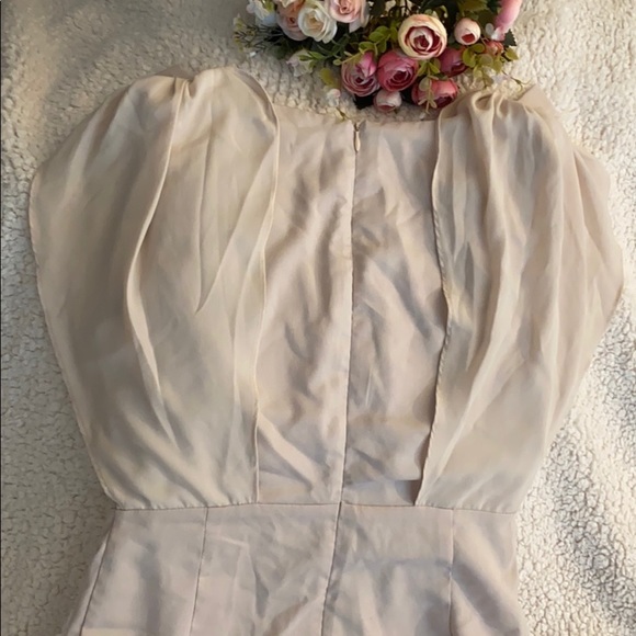 Mini Dress (Cream Color) Size L - Picture 3 of 4